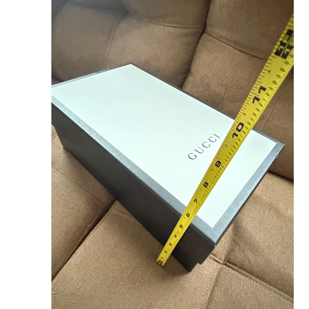 Gucci Set of 2 Large Shoe Boxes and 4 White Logo Dust Bags Luxury‎ Storage